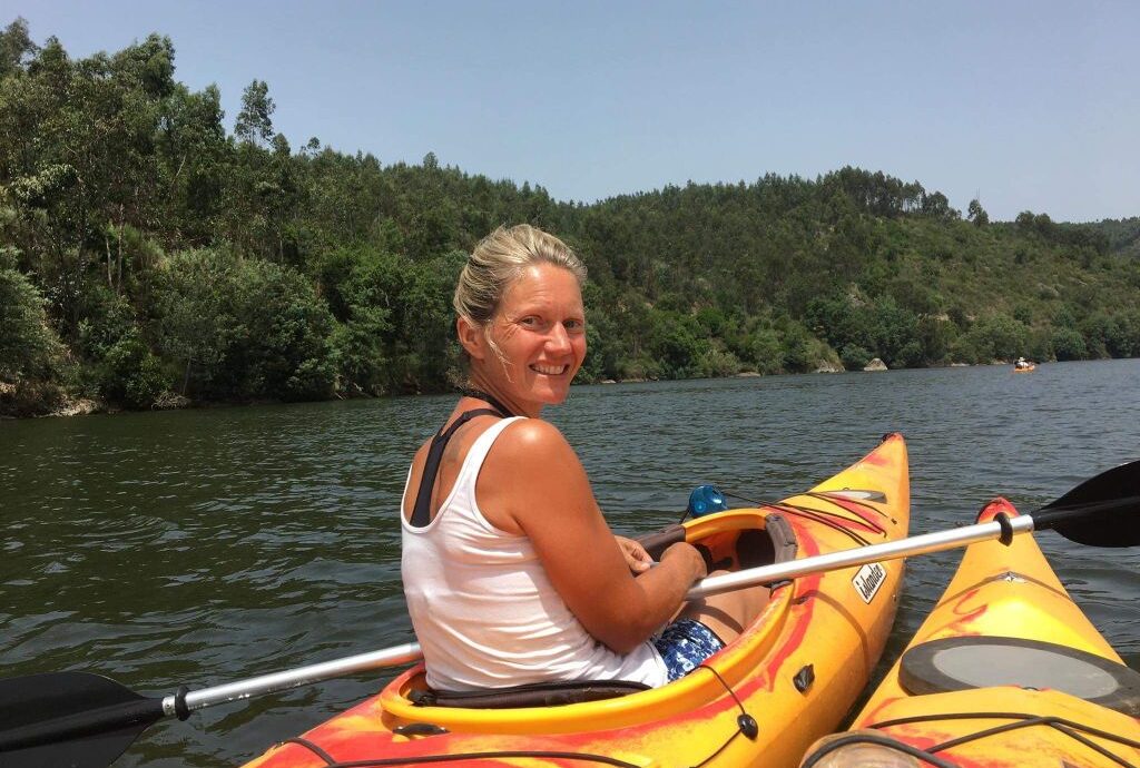 kayaking in central portugal around quinta do retiro